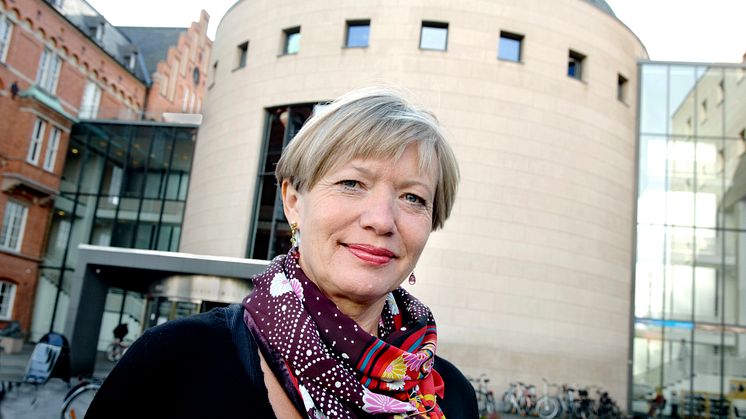 Stadsbibliotekarie Elsebeth Tank i paneldebatt på Stadsbiblioteket i Malmö