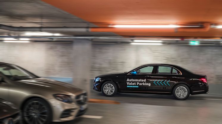 Självparkerande bilar i Stuttgart