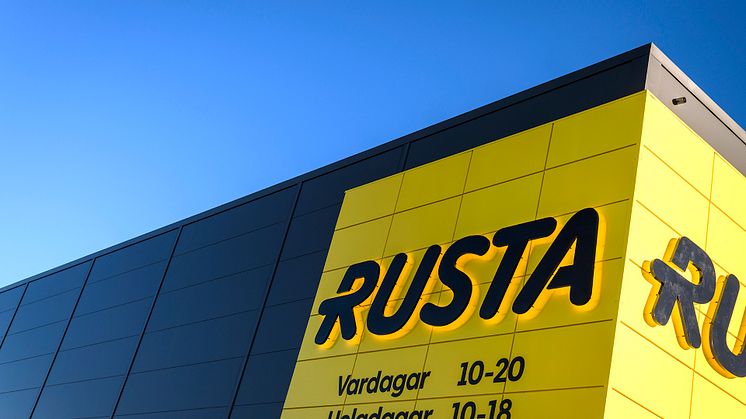 Fortsatt hög tillväxt och starkt resultat - detaljhandelskedjan Rusta gör bokslut för verksamhetsåret