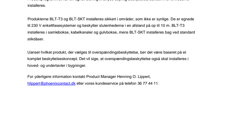 Usynlig beskyttelse af slutenheder