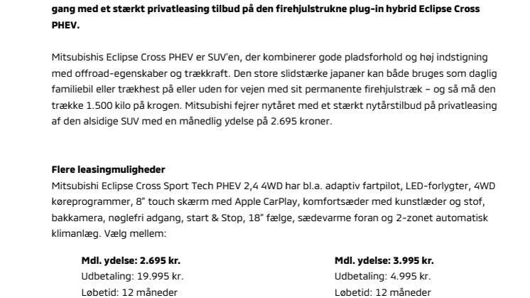 PM_Eclipse Cross PHEV_Nytårstilbud.pdf