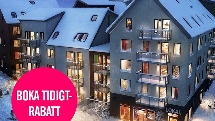 Gröna tak med solceller, vindsvåningar med loft, varierande höjder och skiftande fasader i HSBs kvarter Silverskatten