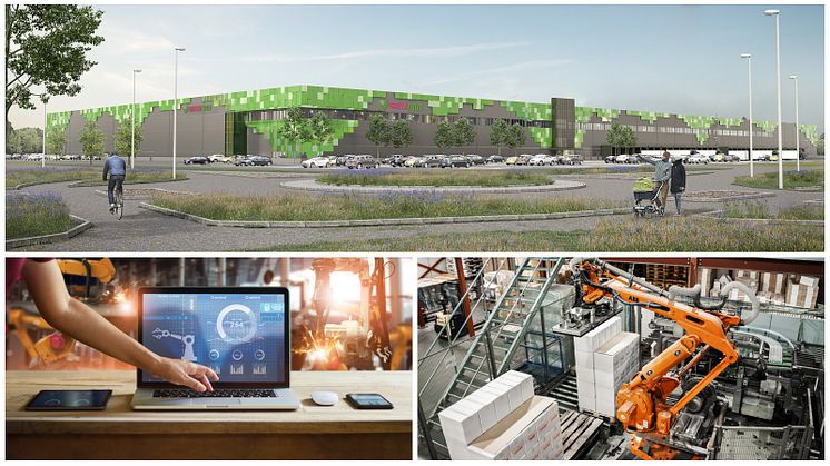 Greenfood satsar på toppmoderna robotlösningar i nya framtidsanläggningen
