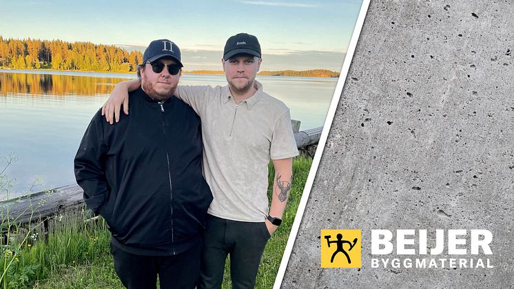 Från vänster i bild: Andreas Josefsson & Anton Gunnarsson, Beijer Skellefteå 