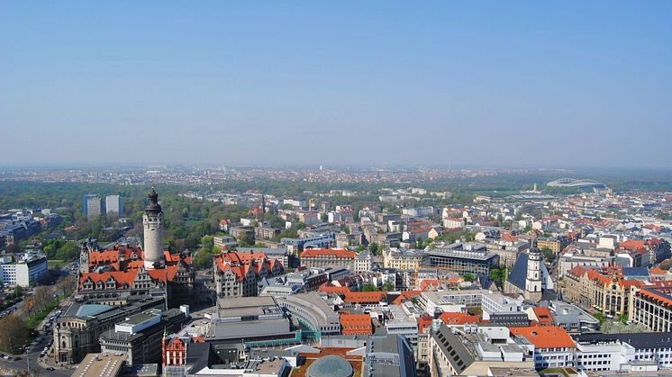 Panorama von Leipzig