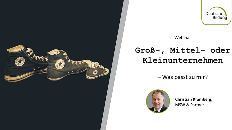 Groß-, Mittel- oder Kleinunternehmen - Was passt zu mir?