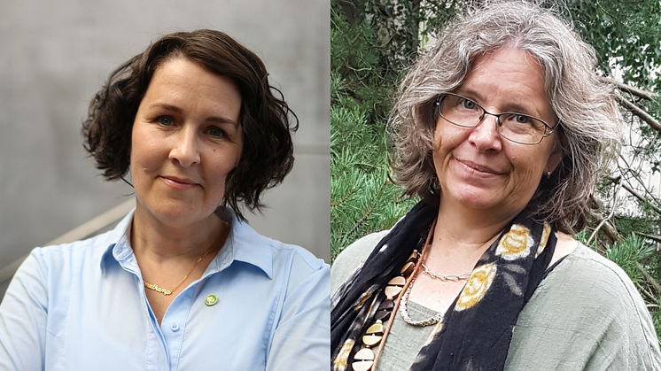 Mätta Ivarsson, gruppledare för MP i Region Skåne och ledamot i hälso- och sjukvårdsnämnden, och Lena Östholm Munkberg (MP), ersättare i primärvårdsnämden