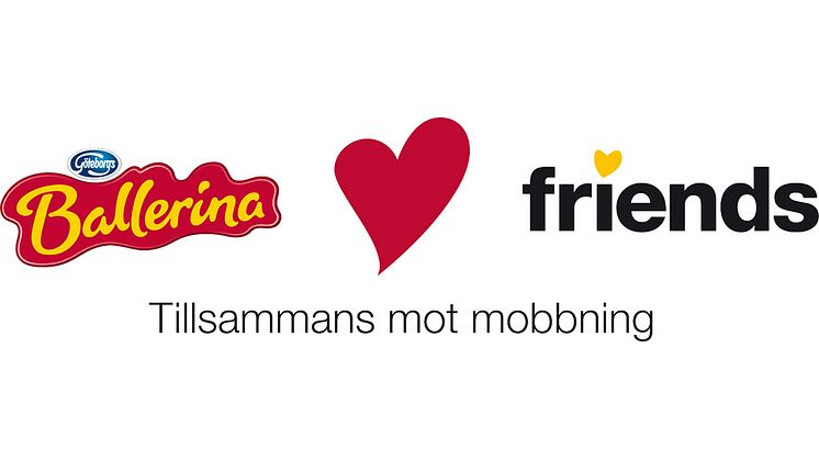 Ballerina blir nationell sponsor åt Friends