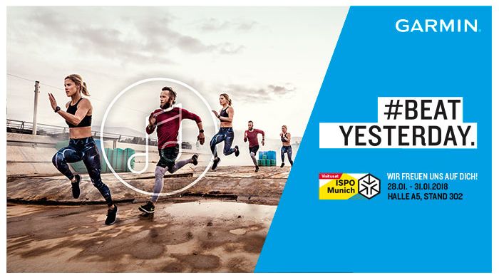 ISPO 2018 Garmin präsentiert Produkthighlights aus den Bereichen Running und Fitness