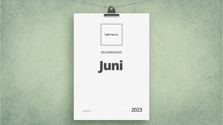 Bilmarknaden juni 2023