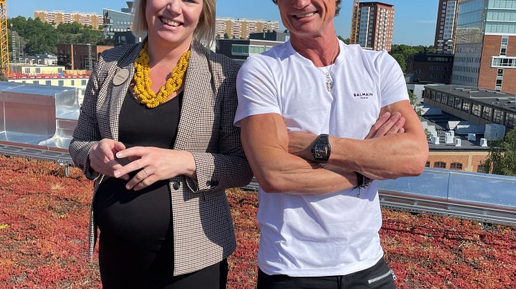 Johanna Hellström och Petter Stordalen