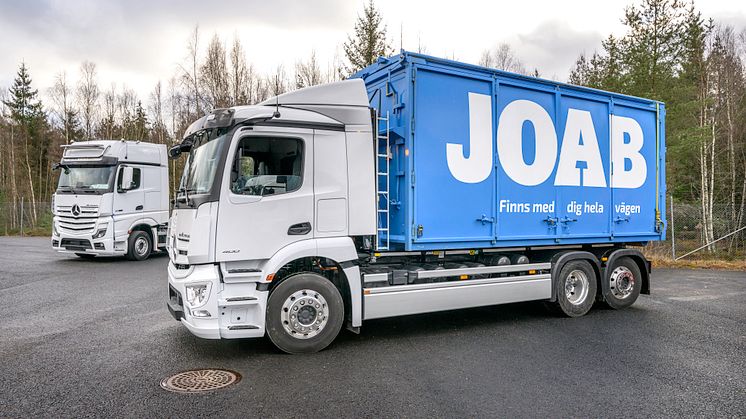 Mercedes-Benz eActros med eldriven lastväxlare
