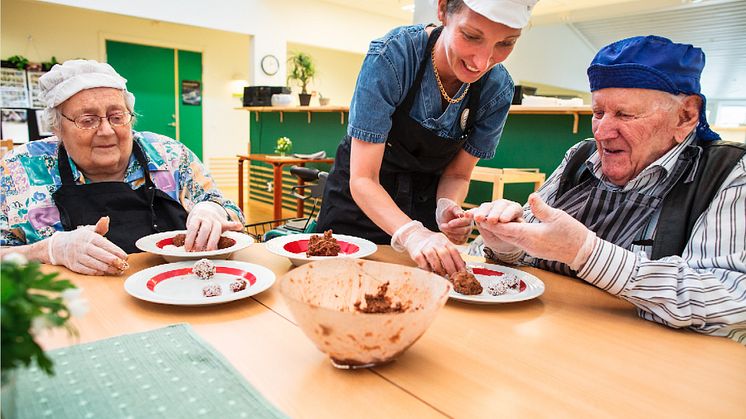 I över 30 kommuner har Riksbyggen varit med och startat kooperativa hyresrättsföreningar. Bilden är från den kooperativa hyresrättsföreningen i Götene. 