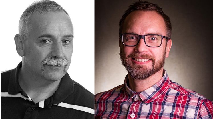 Mikael Aghammar och Stefan Johansson, Riksbyggen.