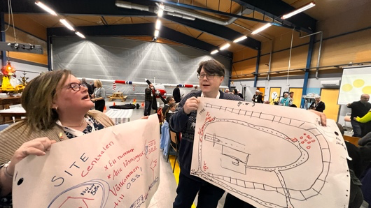 Workshop där politikerna fick visionera om förbättrad mobilitet både inom kommunen, mellan, till och över landsgränsen. 