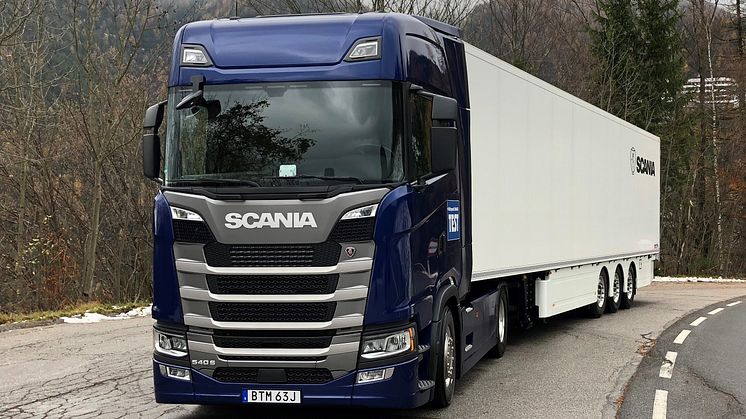Der Scania 540 S erhielt im Pressetest von verschiedenen Fachmagazinen großes Lob. 