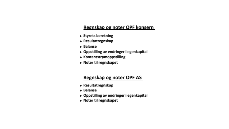 OPFs kvartalsrapport Q1 2018
