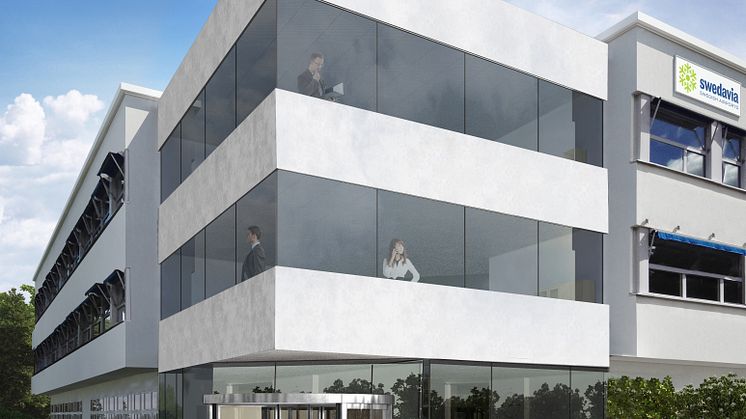 Swedavias nya huvudkontor. Illustration: Wåhlin Arkitekter