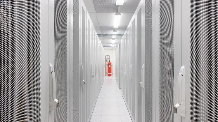 Bild från GothNets befintliga datacenter i Göteborg. Foto: Jäger Arén