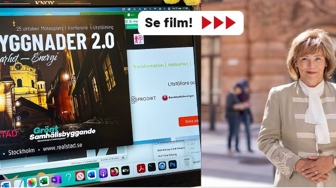 Se filmen inför Kulturbyggnader 2.0 med Ingrid Eiken, Generaldirektör Statens Fastighetsverk (SFV). Bild: (Ingrid Eiken): Melker Dahlstrand 