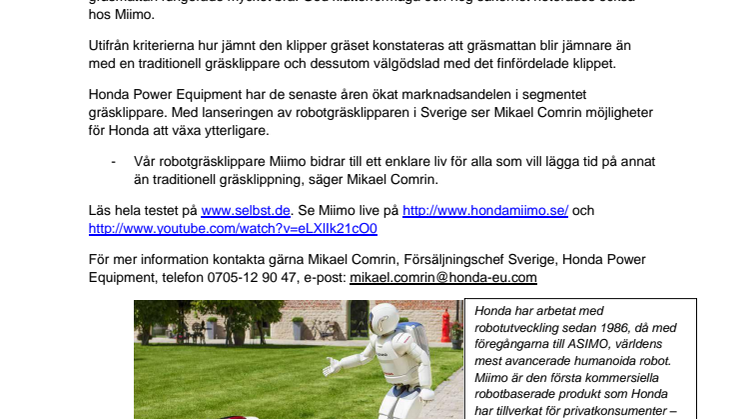 Selbst tyska test, Miimo bäst i test del 2
