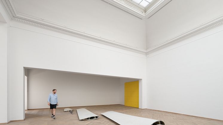 Lea Porsager, G.O.D. [GENERATOR.ORGANIZER.DESTROYER], 2020. SENSITIVE WALL ()() & SENSITIVE WALL ()(), 2021