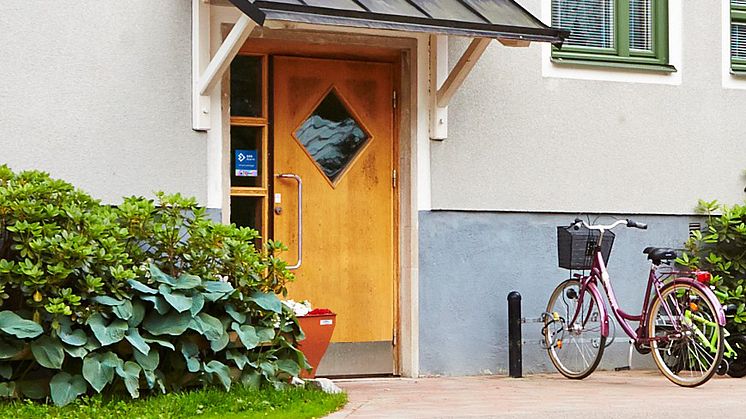 Dörr där Smartpassage är installerat