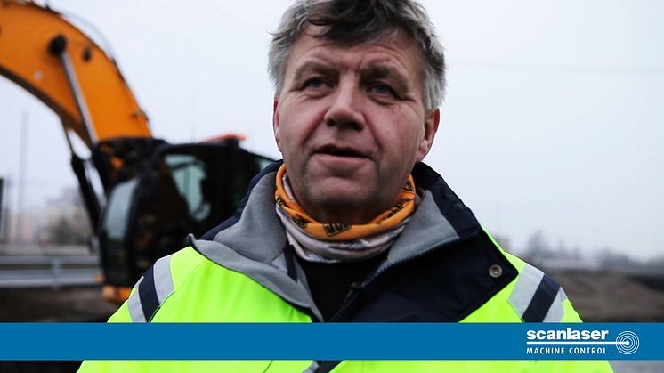 Scanlaser på besök hos Peter "Bagarn" Bernhardsson