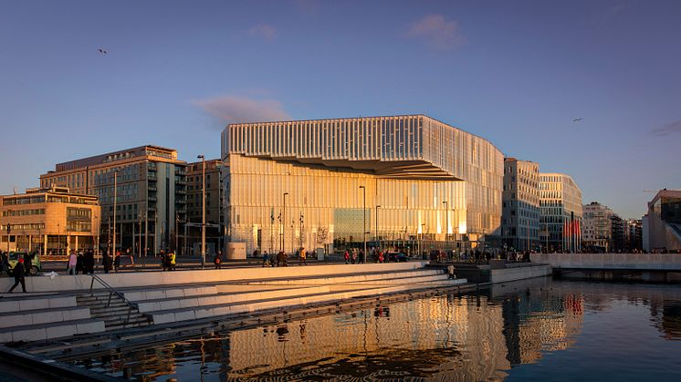 Deichman Bjørvika library in Oslo wins prestigious ​European "Trend Brand of the Year 2020" award. Photo: Erik Thallaug