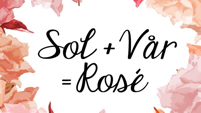 Tre nyanser av rosa!