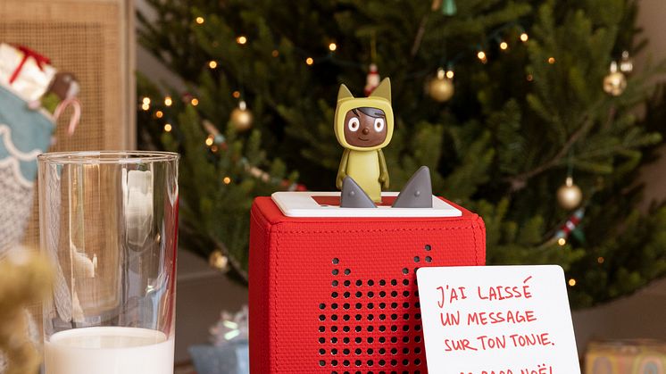 tonies® crée un message personnalisé du Père Noël grâce à l'IA !