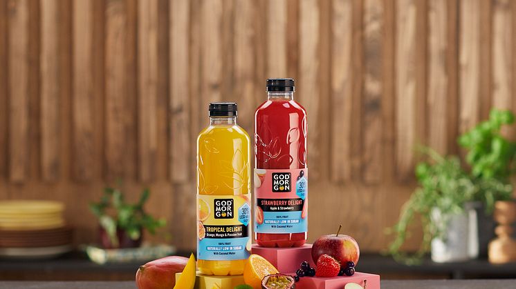 God Morgon®﻿ Tropical Delight och God Morgon® Strawberry Delight lanseras på ICA, Coop och City Gross v7 2022.