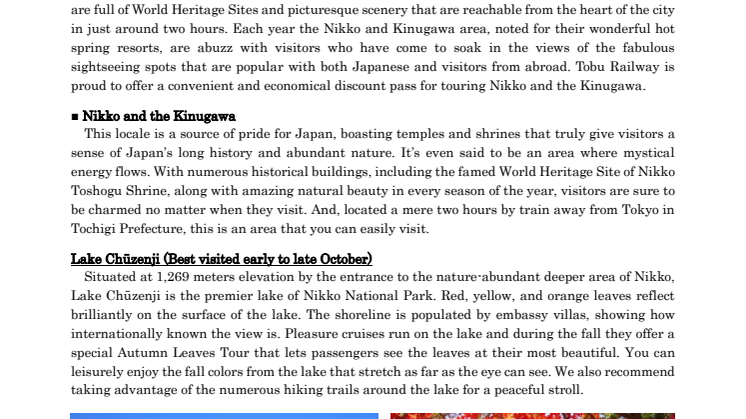 【Tokyo Area Autumn Leaves】Take a Short Trip from Tokyo:Popular and Picturesque Autumn Spots You Can Reach in Just 2-3 Hours