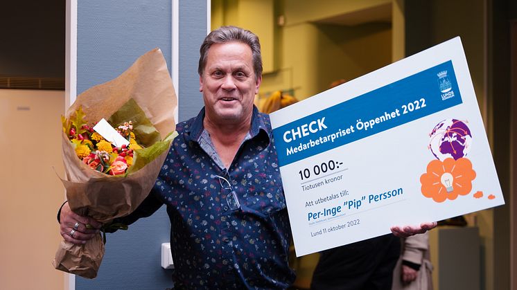 Per-Inge "Pip" Persson, vinnare i kategorin öppenhet.