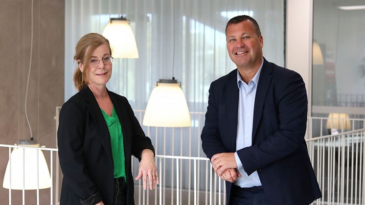 Charlotte Gullberg, marknadschef och Torbjörn Seger, VD ger sin bild av e-handelns roll för Würth Svenska AB
