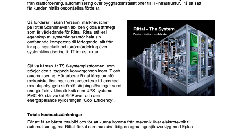 Rittal – The System.