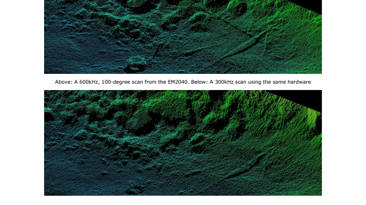 Higher performance and extra functionality for surveyors as KONGSBERG release new features on the EM 2040 MKII multibeam echosounder