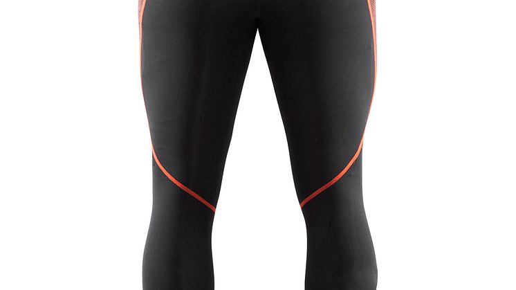 Delta Compression long tights för herr i färgen black/heat