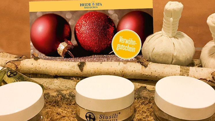 Das Heide Spa Hotel & Resort Bad Düben bietet in diesem Jahr zahlreiche Ideen für Weihnachtsgeschenke - Foto: Susann Schmieder 