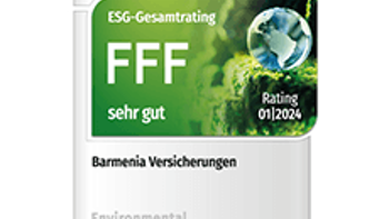 Die Barmenia Versicherungen verbessern sich im ESG-Unternehmensrating weiter.