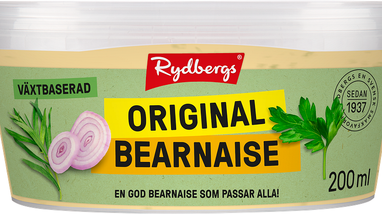 148534 621201 RYD Veganska Såser Bearnaise Original 200ml FRONT R2