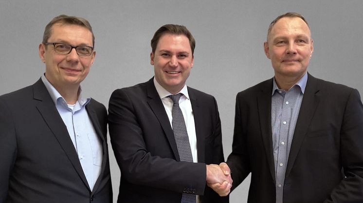 vl: Dr. med. Thomas Winkler, VP Strategy & Operations amedes, Assoz.-Prof. Dipl.-Ing. Dr. David C. Kasper, Gründer ARCHIMEDlife, Alexander Kleinke, CFO/Geschäftsführer amedes