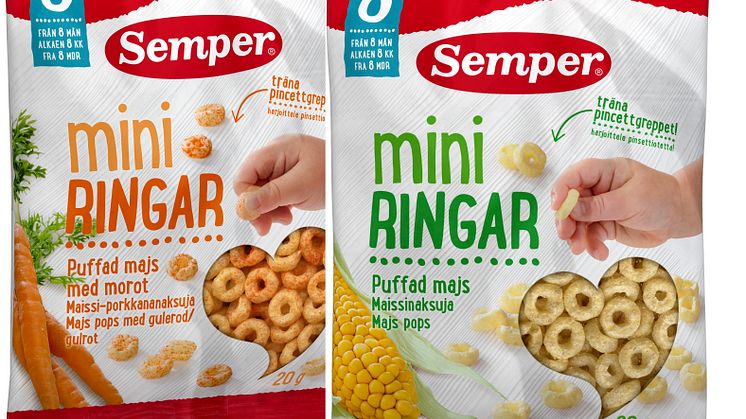 Miniringar gör pincettgreppet till en riktig barnlek