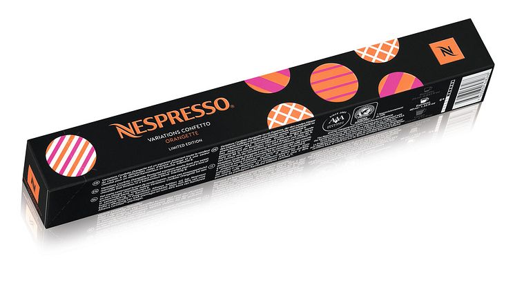Nespresso Limited Edition Variations Confetto Orangette 