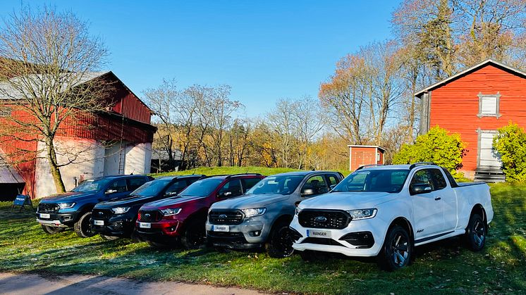 Fords eksklusive spesialutgaver skal styrke Rangers posisjon som Europa og Norges mest solgte pickup