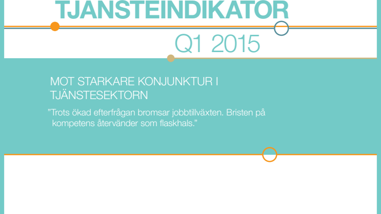 Sammanfattning av Almegas Tjänsteindikator Q1 2015