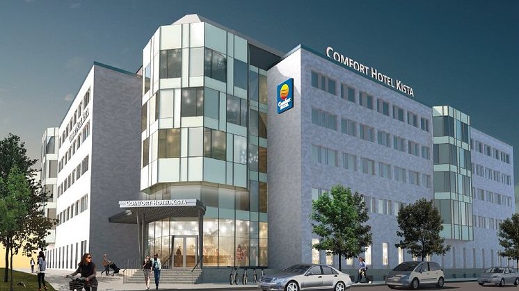 Skiss: Comfort Hotel Kista