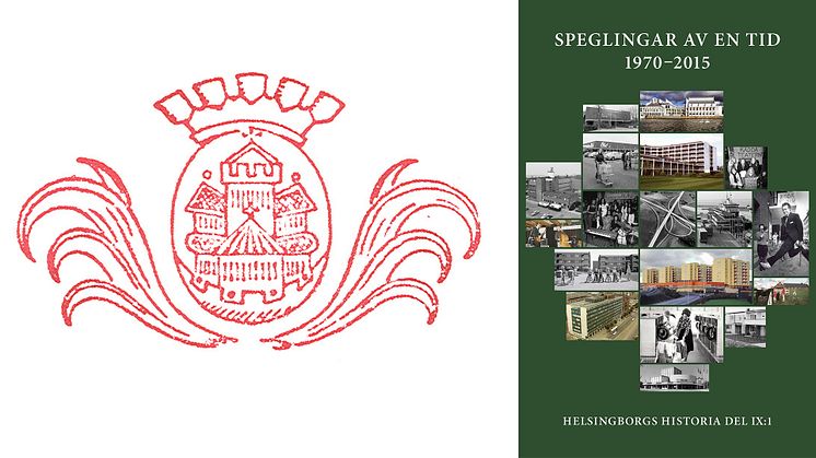 Bokverket Helsingborgs Historia har en egen vinjett, ritad av konstnären Akke Kumlien (1888–1949). Vinjetten är en bearbetning av Helsingborgs medeltida stadsvapen.