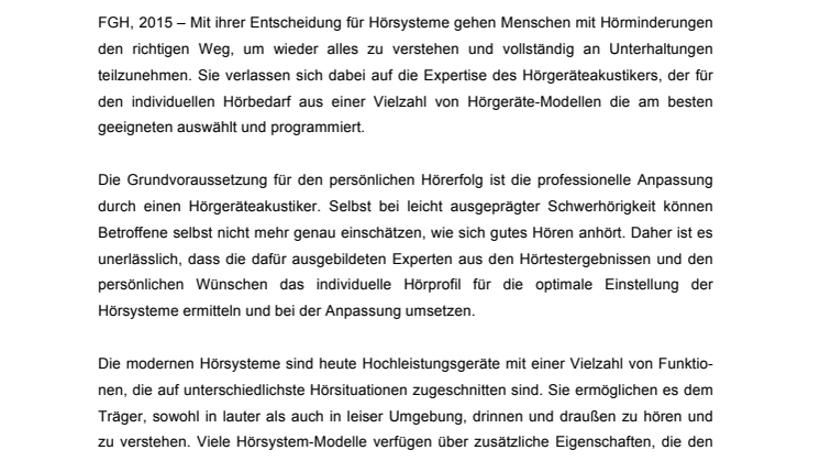 ​Programmierter Hörerfolg – immer mehr Menschen tragen Hörsysteme vom Hörgeräteakustiker