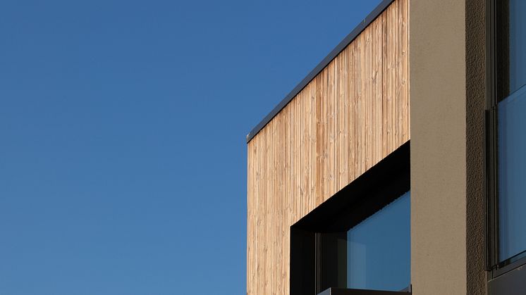 Charakterstark & langlebig: Fassade aus Kebony Character